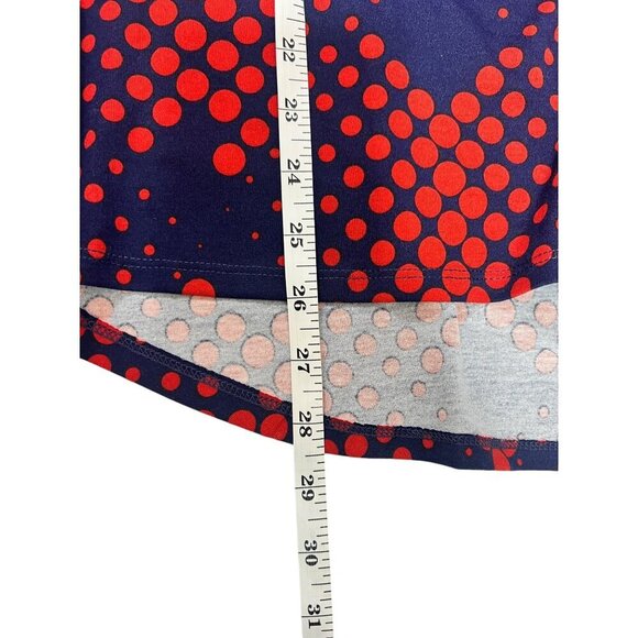 LuLaRoe Women's Navy Blue & Red Classic T - Picture 5 of 5